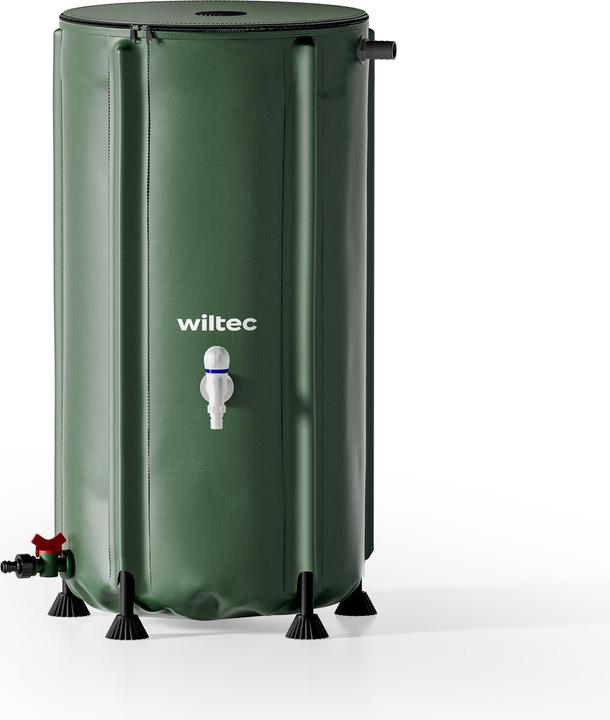 Produktbild Wiltec Regentonne faltbar 100l Regenwassertonne Wassertank Regenfass Wassertonne (100 l)