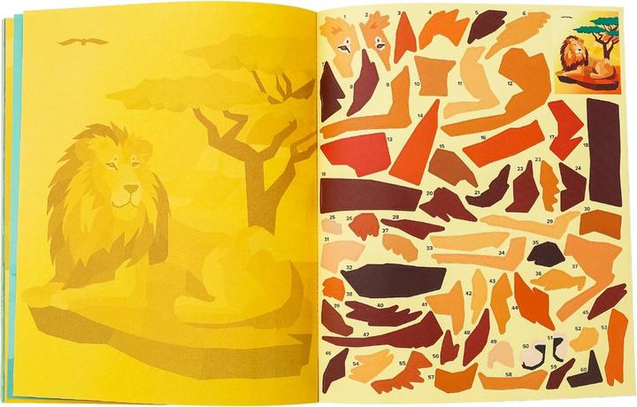 Immagine prodotto Artista Sticker Painting Buch Safari
