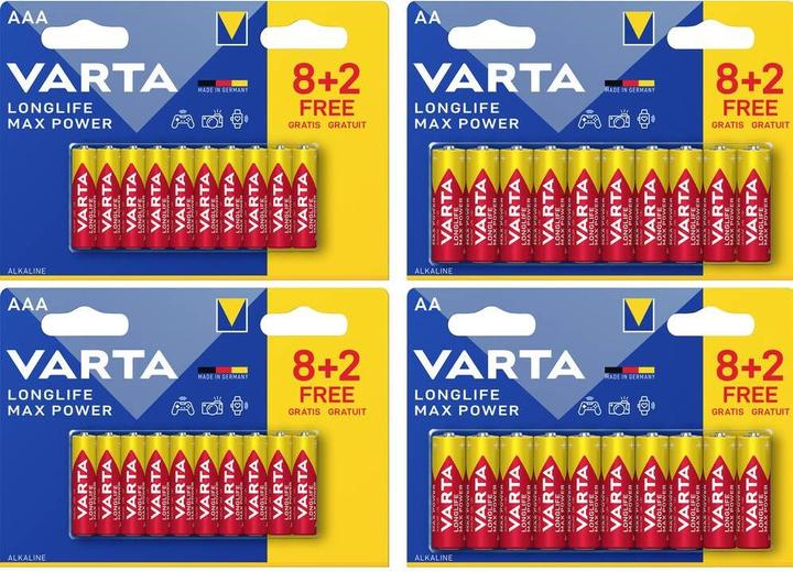 Image du produit Varta Jeu de piles (40 pcs, AAA, AA)