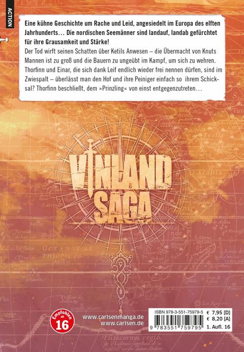 Productafbeelding Vinland Saga, Band 14 (Duits, Makoto Yukimura, 2016)