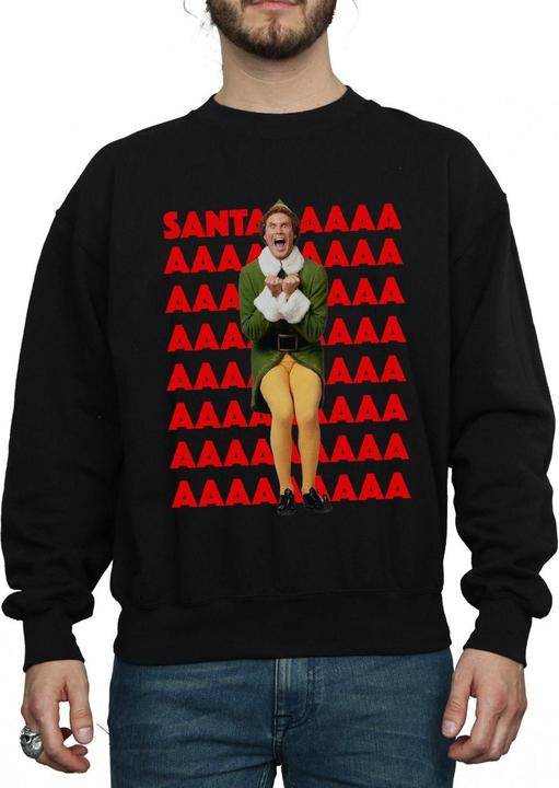 Immagine prodotto Elf Buddy Santa Scream Felpa Uomo (XXL)