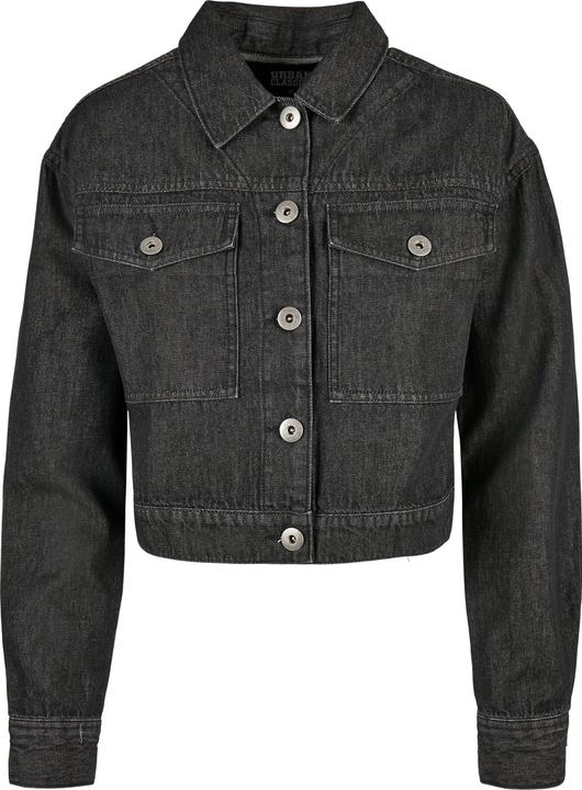Actual product image Urban Classics Ladies Short Oversized Denim Jacket (L)