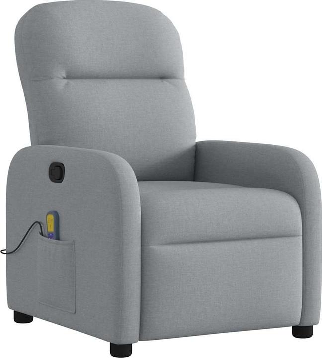 Produktbild VidaXL Massagesessel Hellgrau Stoff