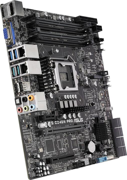 Actual product image ASUS C246M PRO (LGA 1151, Intel C246, mATX)