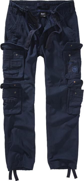 Actual product image Brandit Pure slim fit outdoor trousers size M colour navy (M)