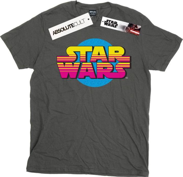 Immagine prodotto Star Wars Summer Fade Logo Maglietta Uomo (XXL)