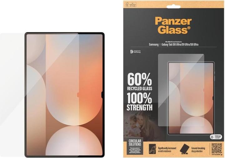 Image du produit PanzerGlass Ajustement ultra-large (1 pièce(s), Galaxy Tab S10 Ultra, Galaxy Tab S8 Ultra, Galaxy Tab S9 Ultra)