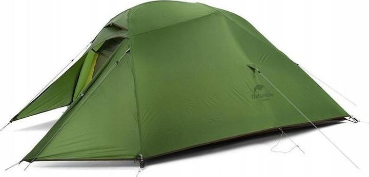 Actual product image Naturehike Namiot Cloud Up 3 20D Updated NH18T030-T-Forest Green (2.10 kg, 3 persons)