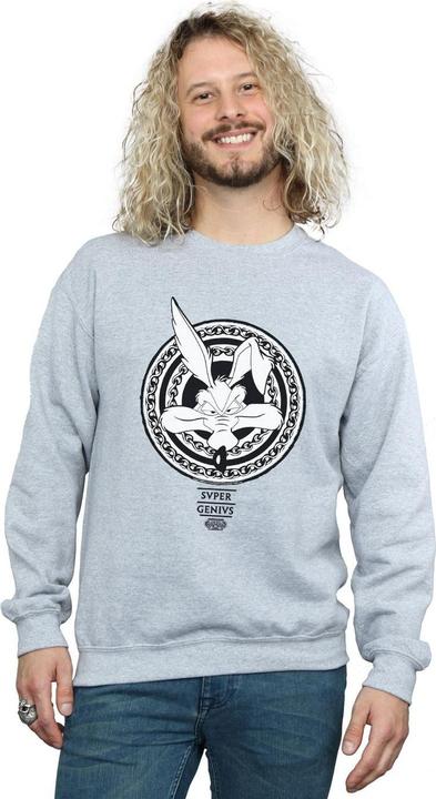 Image du produit Looney Tunes - Sweat WILE E COYOTE SUPER GENIUS - Homme (L)