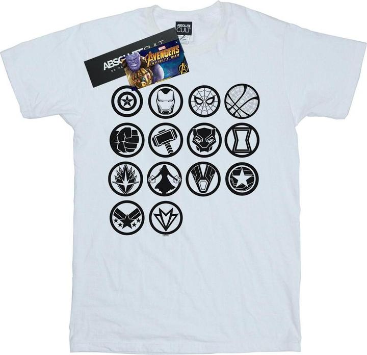 Avengers Infinity War Icons Assemble TShirt (L)