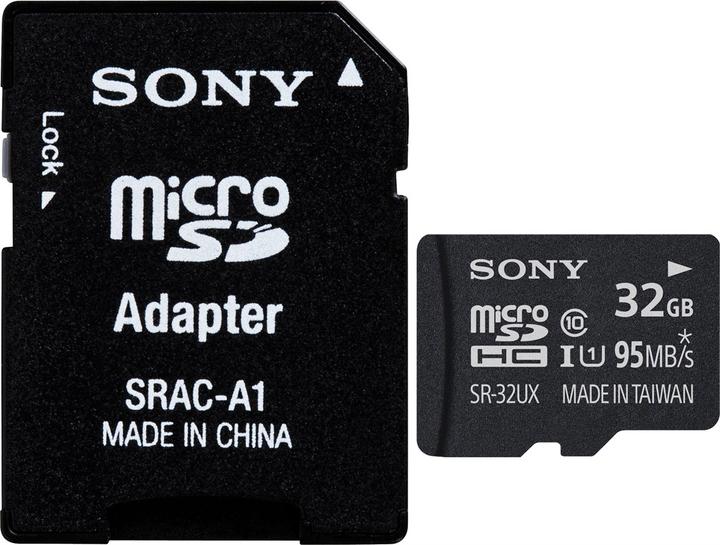 Sony microSDHC Card 32GB,, UHS-I U1 (32 GB, microSDHC, U1, UHS-I)