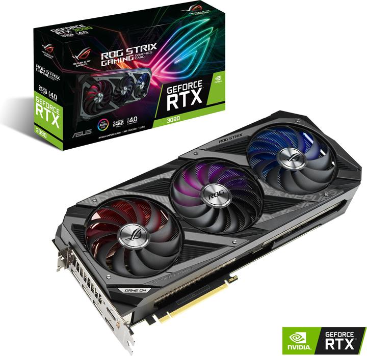 Produktbild ASUS GeForce ROG STRIX RTX 3090 24G GAMING (24 GB)