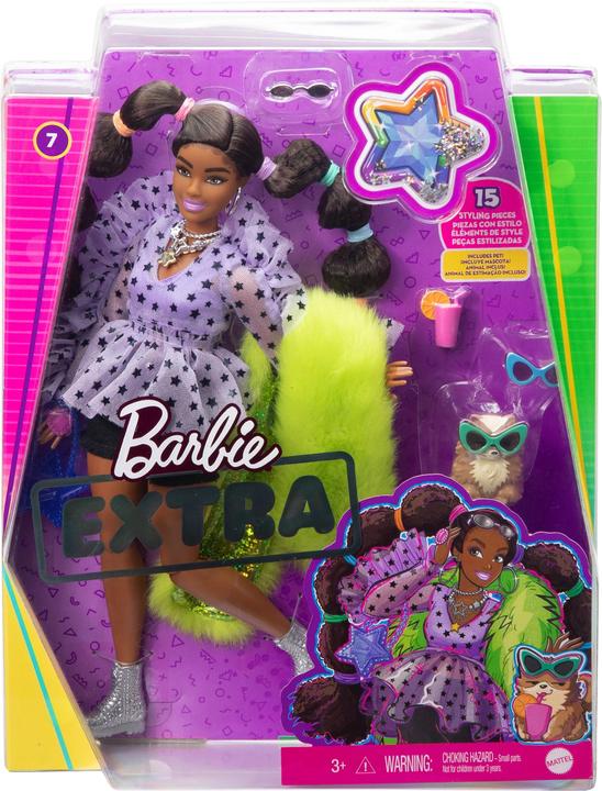 Immagine prodotto Barbie con coda di cavallo e fiocchi per capelli