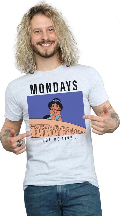 Produktbild Disney Princess Jasmine Mondays Got Me Like TShirt (S)