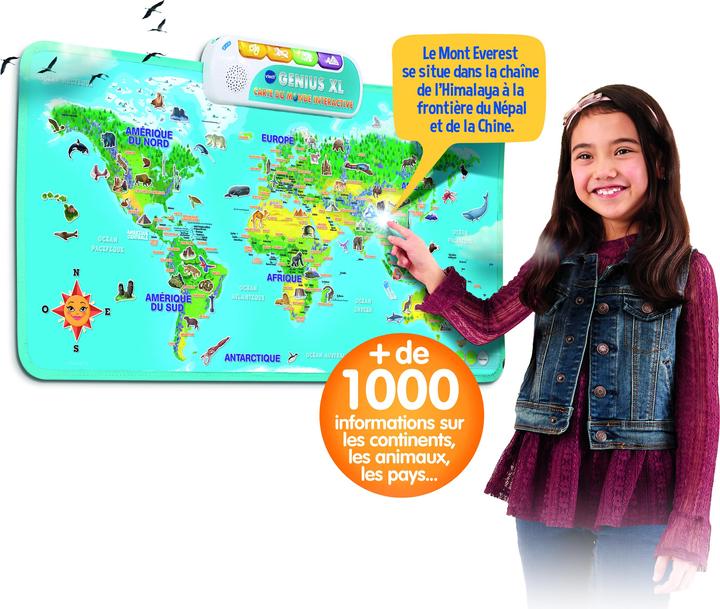 Image du produit VTech Genius XL - Carte du monde interactive -FR- (Français)