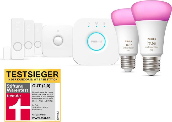 Produktbild Philips Hue Secure Sensoren Bundle (1100 lm, E27)