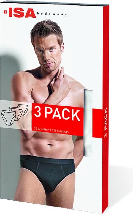 Actual product image ISA Bodywear Briefs Triple Pack (M, pack of 3)
