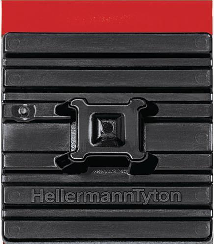Image du produit HellermannTyton Socle de fixation ibler Socle adhésif 28x28mm FMB4APT A (Serre-câbles velcro, 28 mm, 100 pcs)