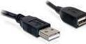 Image du produit Delock Extension du câble USB 2.0, A/A S/B (0.15 m, USB 2.0)