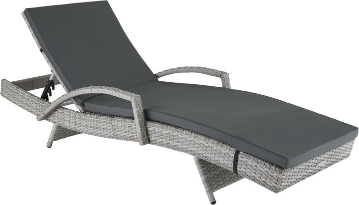 Image du produit tectake Bain de soleil OCEANE (190 cm)