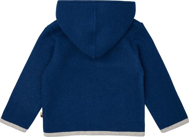 Actual product image loud + proud Wool fleece jacket with hood (86)