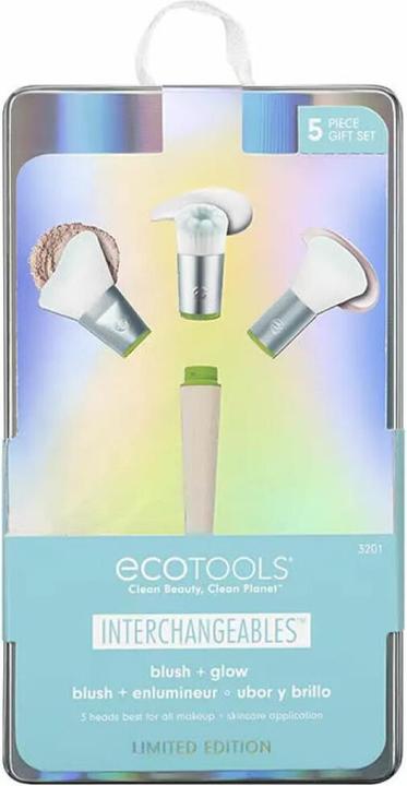 Immagine prodotto EcoTools Edizione limitata di Holidays Blush and Glow Kit - Kit 5 pennelli intercambiabili per il viso