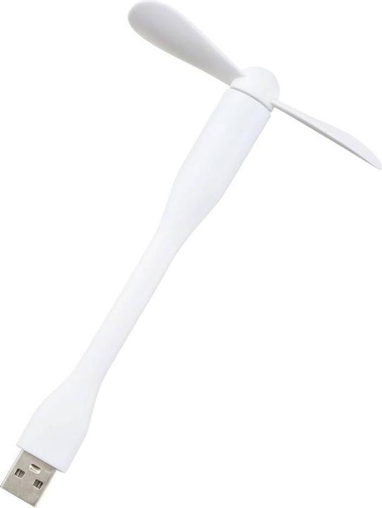 Actual product image Renkforce RF-USBF-101-WH USB fan Swivelling (W x H x D) 85 x 141 x 21 m