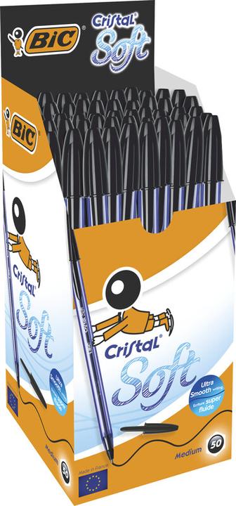 Image du produit Bic Biros Cristal Soft (Noir, 1 x)