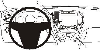 Actual product image Brodit 854977 Pro Clip Opel Insignia 14