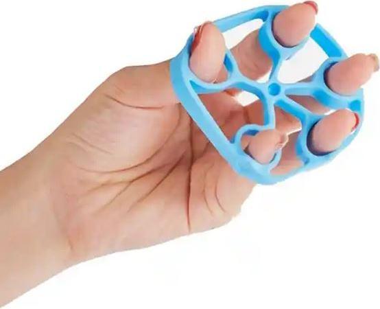 Produktbild PhoneLook Hand- und Fingermuskelgummi aus silikon für Fingerkraft Training Hellblau