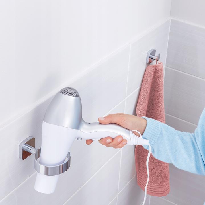 Produktbild tesa ELEGAANT Fönhalter inkl. Klebelösung ohne Bohren