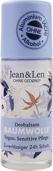 Jean & Len Baumwolle, Deodorant, 50 ml (Roll-on, 50 ml)