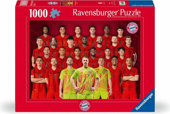 Produktbild Ravensburger Puzzle 12001221 - FC Bayern München Saison 2024/25 - 1000 Teile FC Bayern München (1000 Teile)