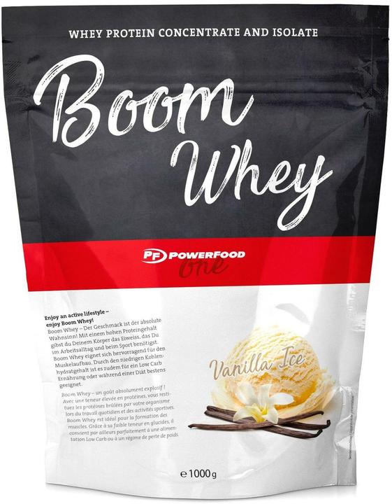 Produktbild PowerFood One Boom Whey (Vanille, 1 Stk., 1000 g)