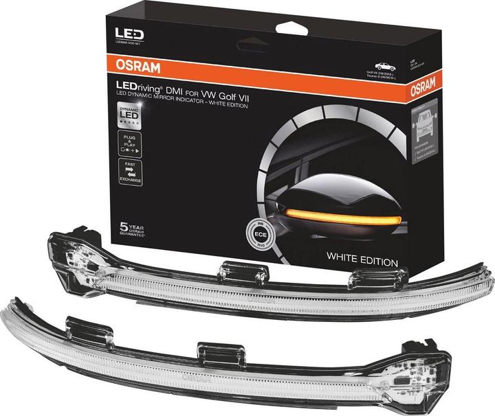 Actual product image Osram LEDriving dynamic mirrorbl. Golf 7 Set white