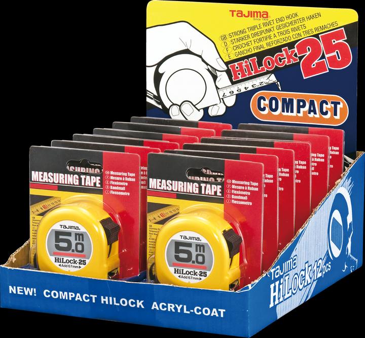 Image du produit Tajima Rollmeter HI-LOCK 16 jaune