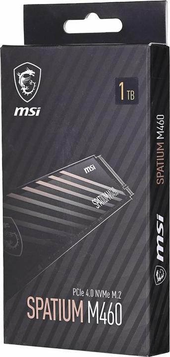 Actual product image MSI Spatium M460 (1000 GB, M.2 2280)