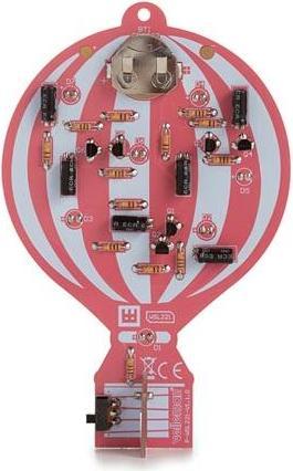Produktbild Whadda Heissluftballon im Retro-Design - Lern-Bausatz zum Löten (Elektronikkit)