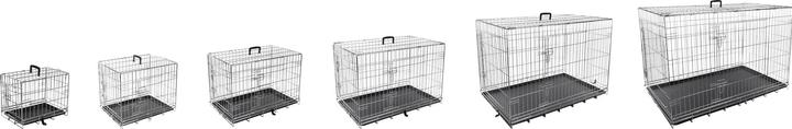 Image du produit Flamingo cage de transport métallique pour chien keo (Chien, Réflecteurs, Pliable)