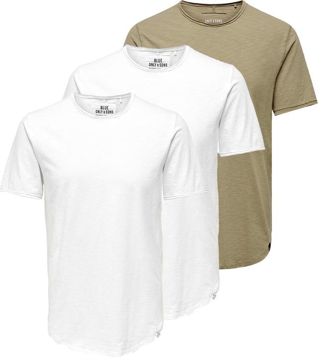 Produktbild Only & Sons 3er Pack BENNE T-Shirt (XXL)