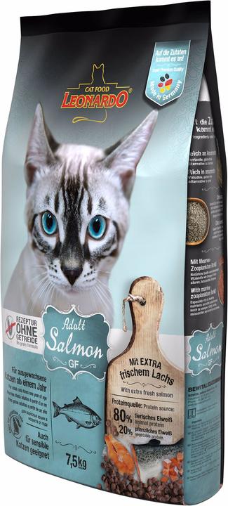 Produktbild Leonardo Cat Food Adult Lachs Getreidefrei (Adult, 1 Stk., 7500 g)