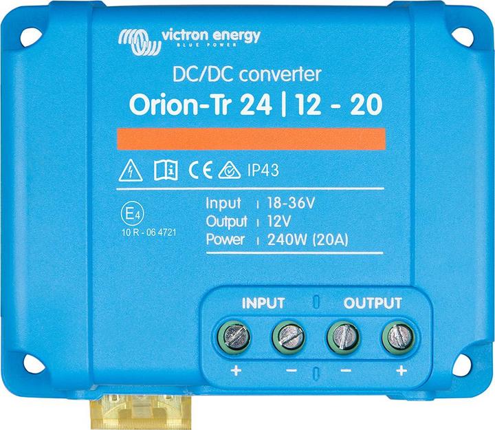 Actual product image Victron Energy Victron Orion-Tr 24/12-20 240W DC DC Wandler Konverter - nicht isoliert