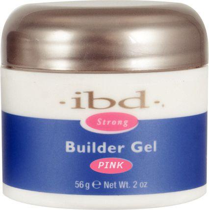 Actual product image IBD Hard Builder Gel UV żel budujący Pink 56g