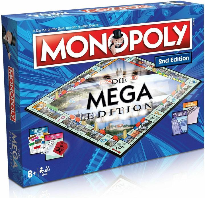 Immagine prodotto Winning Moves Monopoly gioco di società Mega (2a Edizione) *ALLEMAND* (Tedesco)