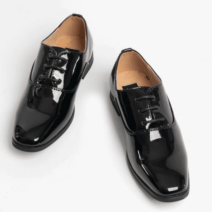 Image du produit Universal Textiles Garçons Chaussures Oxford Chaussures à lacets Cuir brillant (27)
