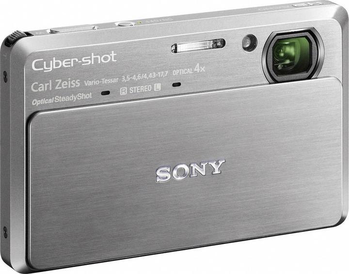 Actual product image Sony DSC-TX7, 10 MPixel, 4x WW zoom, FullHD movies, silver
