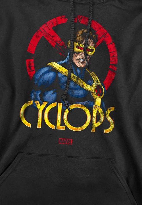 Immagine prodotto X-Men Felpa con Cappuccio Ciclope Logo Uomo (S)