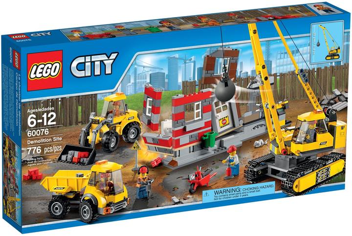 LEGO City Le chantier de démolition (60076, LEGO City)
