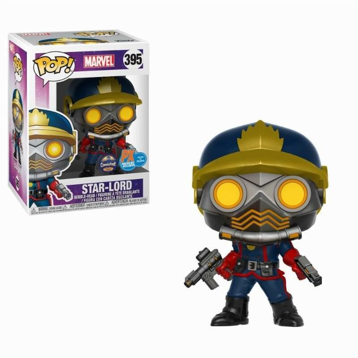Actual product image Funko POP! Marvel Star-Lord (Classic) Exclusive Halloween ComicFest 2018