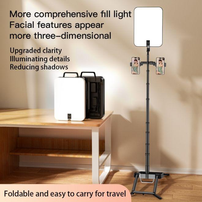 Produktbild Old Shark Faltbares 14 Zoll LED Video Beleuchtung Foto Selfie Licht Kit mit Tripod (Videoleuchte)
